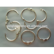 Various zinc alloy metal ring design for bag accessory